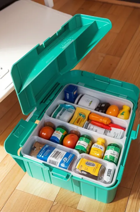 Make a vitamin box，Plastic bottle