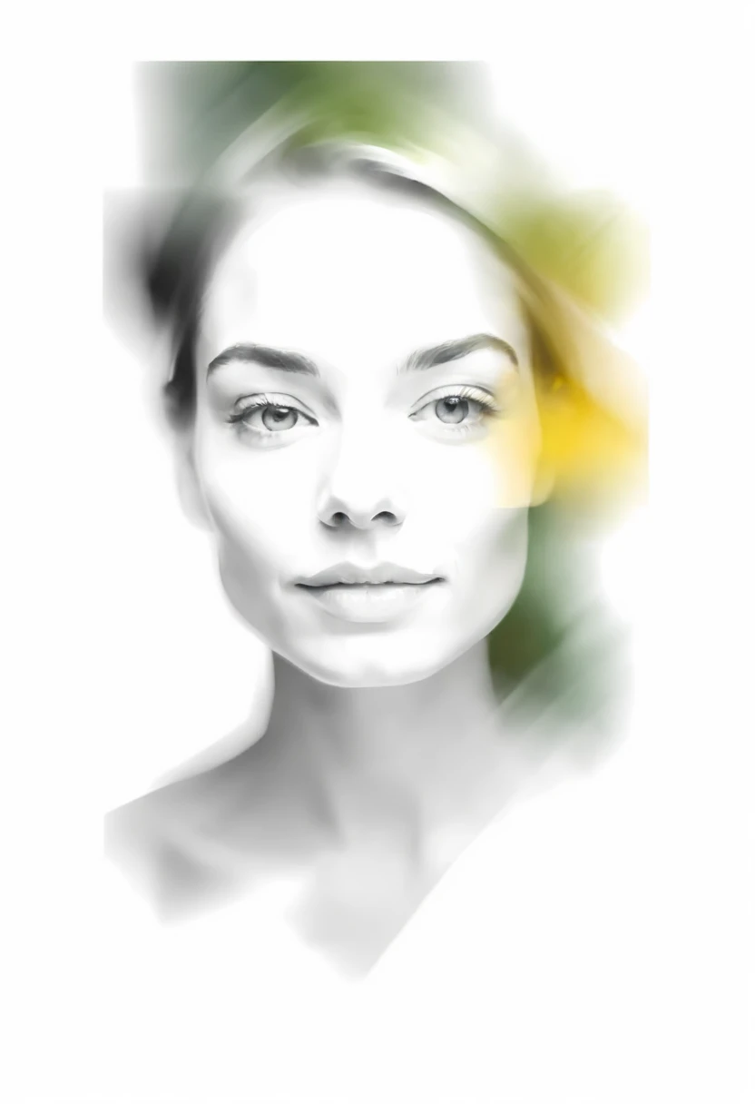 blurred portrait, portrait painting