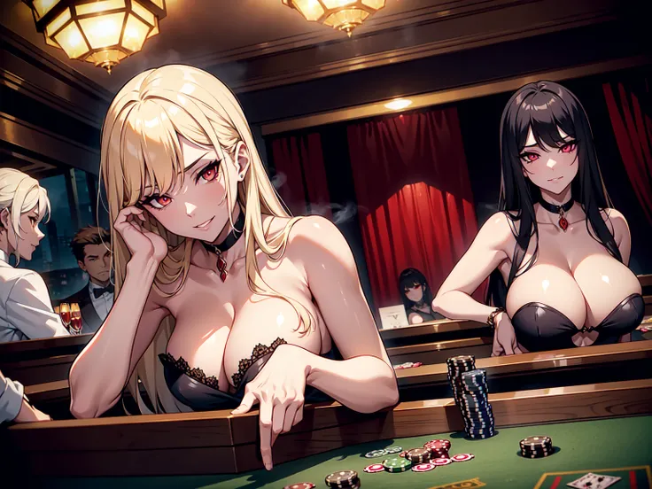 A dimly lit casino, shrouded in smoke and mirrors, serves as the backdrop for a high-stakes game of survival. MILFs with wicked grins, dressed to seduce, welcome debtors with cruel eyes. Heavily indebted individuals, desperate for a turnaround, place their...