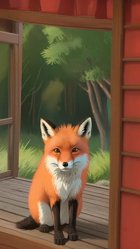 Fox at the shrine