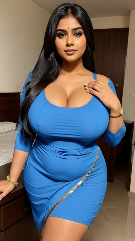 Indian BBW sexy micro dress 