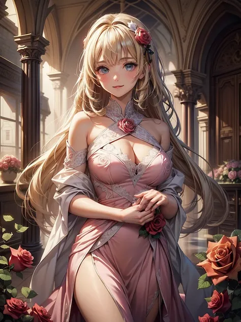 ,Super detailed,Beautiful attention to detail,girl with beautiful eyes, everyone, Beautiful Anime Girls, Cute Anime Girl, Anime Style, Elegant colors, Soft lighting, Delicate and beautiful wet eyes, Very coquettish, (Beautiful big breasts:1.2), (The right ...