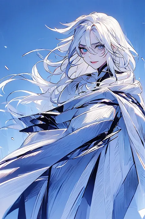 ((в профиль)) (1boy, solo, solo focus), смеется, male focus, bishounen, pale skin, aventurine, blonde hair, medium hair, (two-tone eyes, purple eyes, blue eyes), (perfect face, perfect eyes:1.2), seductive smile, simple background, казино, монеты