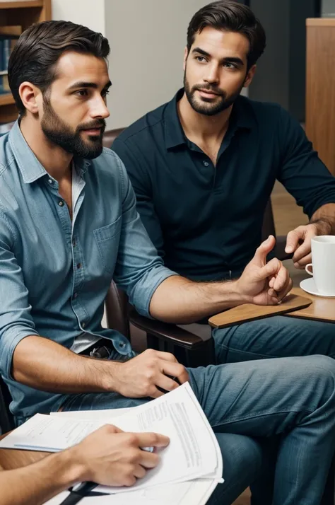 
An image of a man who Develops your social skills: Practice the skill of having interesting conversations and maintaining good communication.

