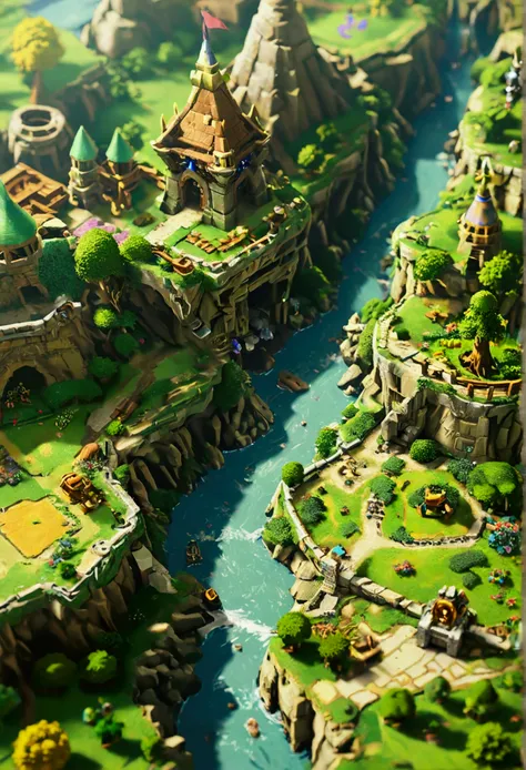 ZELDA World Style Map , ((DETAILED))