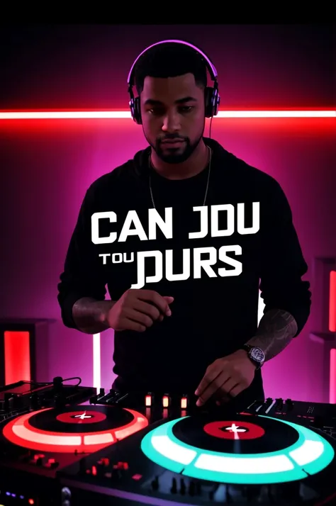 Can you generate a DJ logo for me with text from DJ Jhonny Beats