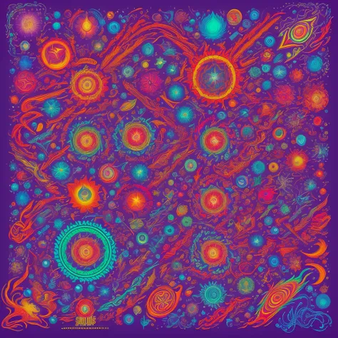 Create a psychedelic rock album cover with Red Hot Chili Peppers influences. The image should have vibrant colors and fluid psychedelic patterns. At the center, put the logo "AeLeXe" in a bold and distinctive font style. Incorporates visual elements that e...