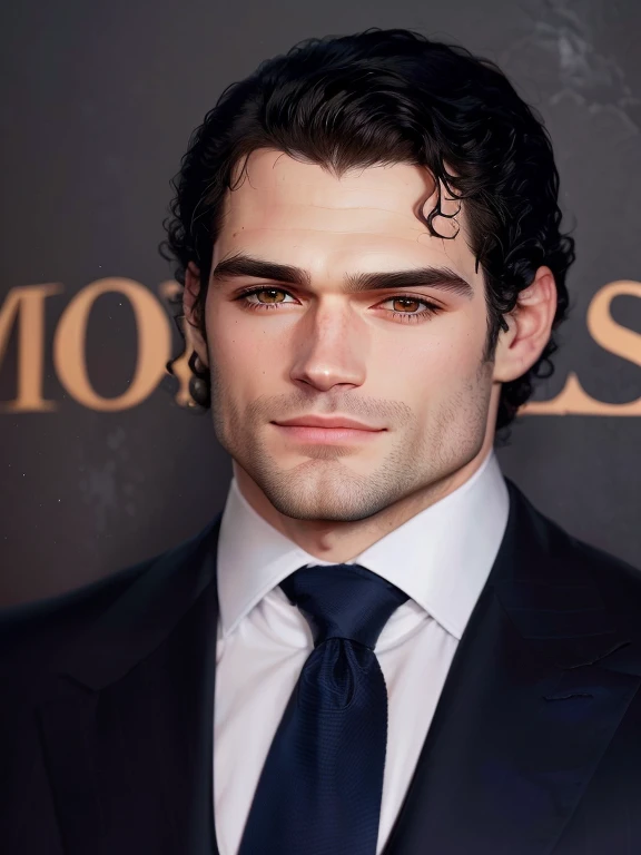 Un primer plano de Henry con traje y corbata posando para una foto, portrait of Henry Cavill, Harry Cavill, Henry Cavill, Henry Cavill!!!, Henry Cavill is a greek god, Henry Cavill as james bond, Henry Cavill as a greek god, Henry Cavill as arthas menethil...