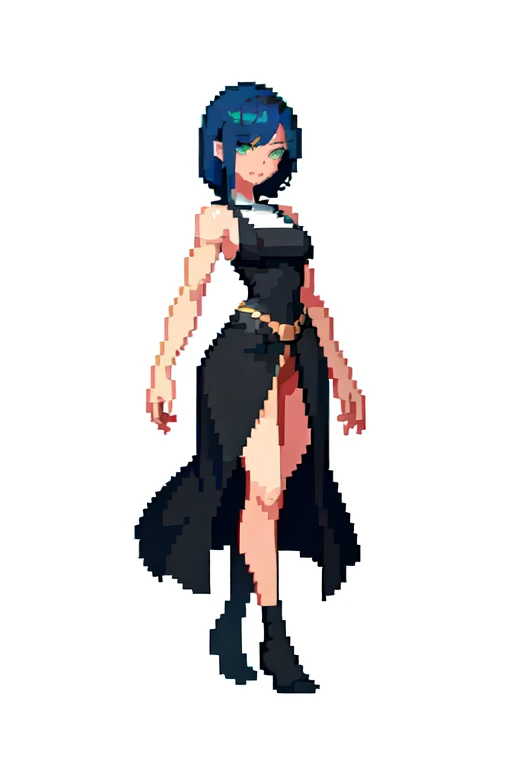 (masterpiece, top quality, best quality), pixel,pixel art,1girl,full body, 
 