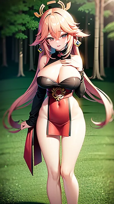 Yae Miko from Geshin impact Big breasts 