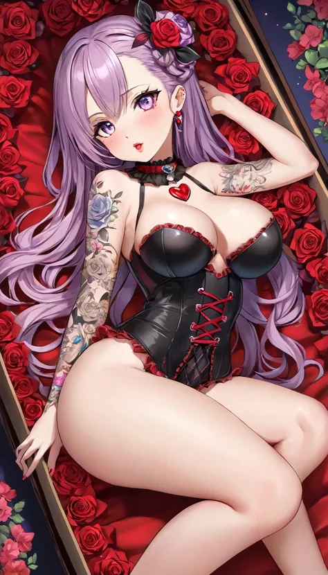 {{{{{16k}}}}}, {{{{{transforming a pure girl into her facial rank and tits rose to the SSS rank of top-notch pretty actresses, She is laid on an coffin of flowers bouquets and her body becomes more curvy, she is turned into a cutesy flower arrangements, ge...