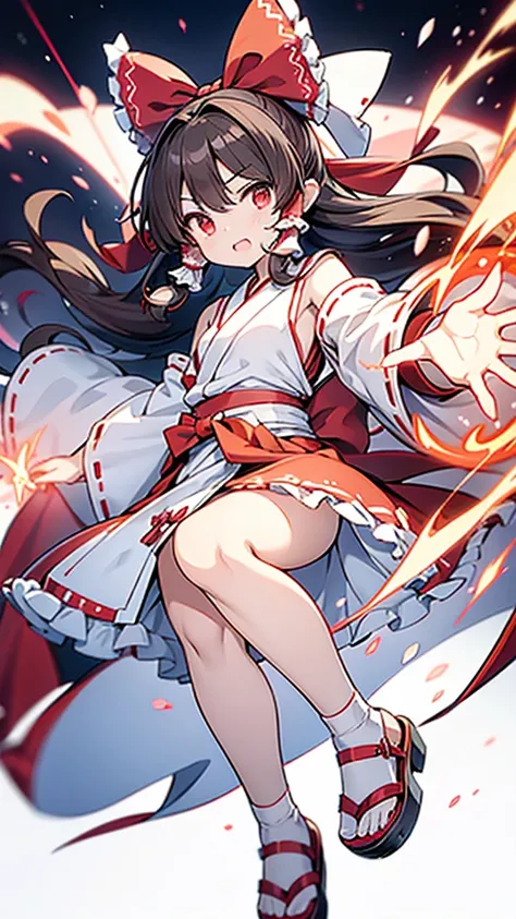 Physical Appearance Hair: Reimu has long, raven hair that she typically ties up in twin buns. Her hair is sometimes depicted as being slightly wavy or curly. eyes: Reimus eyes are a bright shade of red. Face: Reimu has a small, pointed nose and a delicate ...