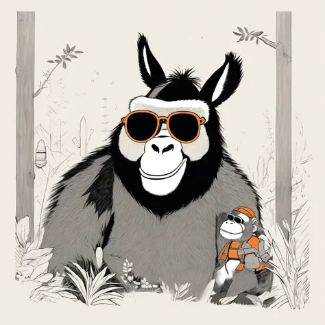 Donkey Kongーesque , art by Sophie Roach , art by Jon Klassen , art by Michael Cho , art by Sophie Roach、sunglasses