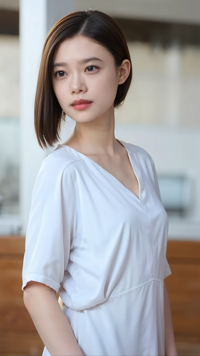 20 year old cute japan woman, ((extremely precise and accurate anatomy:1.0)), (highest quality realistic skin textures:1.6), cle...