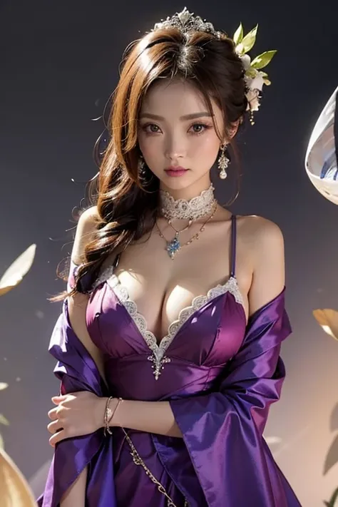 Her breasts are so big they&#39;re about to fall out of her clothes、First Person View, (masterpiece:1.3), High resolution, Very detailed, Very detailed CG Unity 8k wallpaper, Realistic, photo-Realistic, RAW Photos, Beautifully detailed face, Pale skin, Rea...