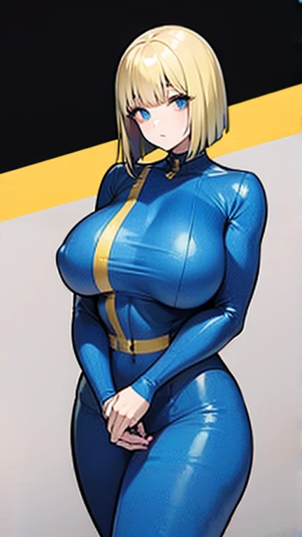 Vault-girl has large breasts 