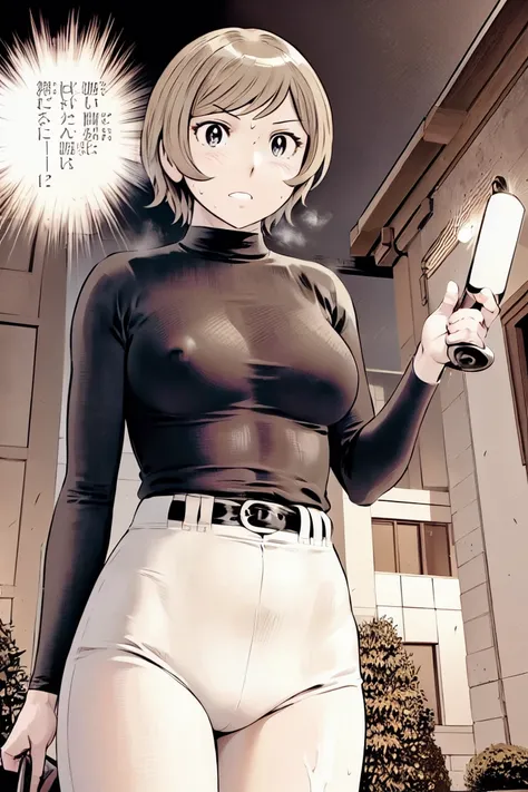 (野球uniform:1.2),
blonde, (short hair:1.2),Long sleeve, Black Shirt, turtleneck,White trousers、uniform、Black belt、((Illustration of people))、big 、Covered in mud、Soil stains、ドロドロのuniform、Baseball Cap、
View your viewers,, (Highest quality:1.3),One Girl, White...