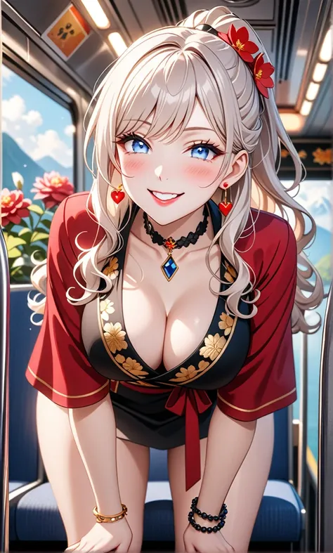 ultra-detailed, ((one girl)), (nsfw:1.4), (pale skin:1.4), in pastel colors gyaru, (heavy makeup), hyper detailed, absurdres, 8K, Beautiful Face, (Laugh shyly), ((teasing smile:1.8)), ((Wink:1.6)), (Laugh with your mouth wide open),((Tilt your face:1.6)), ...