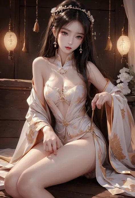 Best image quality、8K、masterpiece：1.3))、Realistic high-quality photos、Highest quality、 Beautiful face、Photos of slim models、Beautiful girl model、Young and pretty face、Beautiful model girl、A lovely and delicate face、Black Hair、Beautiful brown eyes、Young Bod...