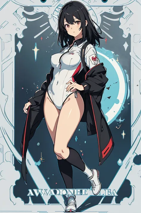 anime girl with black hair and white shirt posing for a picture, guweiz, attractive anime girl, made with anime painter studio, female anime character, smooth anime cg art, photorealistic anime girl render, anime visual of a cute girl, anime full body illu...