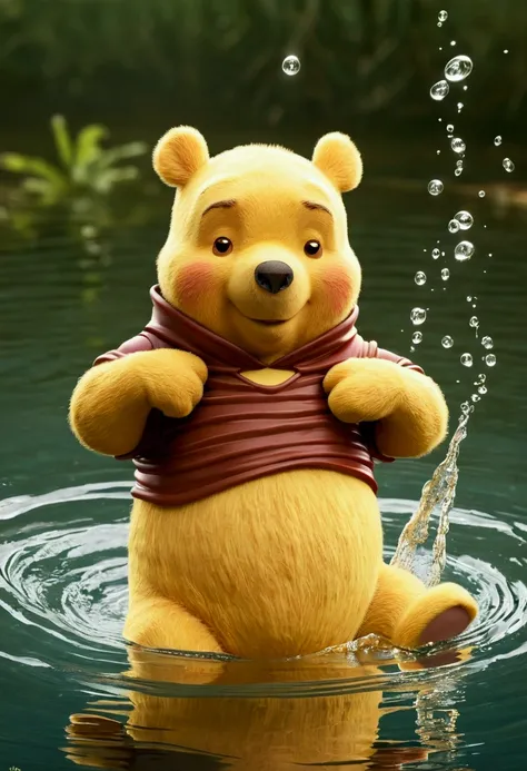  (Winne the pooh) swimming in honey