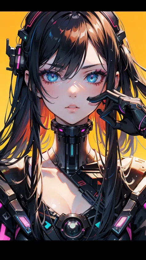 Cyberpunk, beautiful women, Ultra-detailed, master piece, best quality, high resolution, beautiful eyes, detailed eyes, detailed face