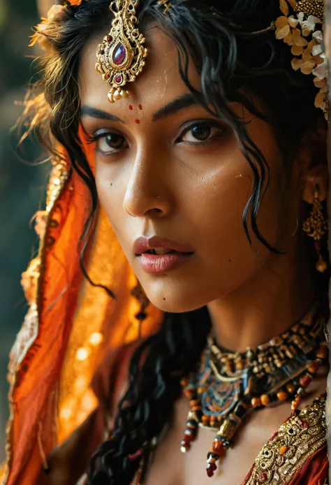  (Ashoka) in an erotic dress