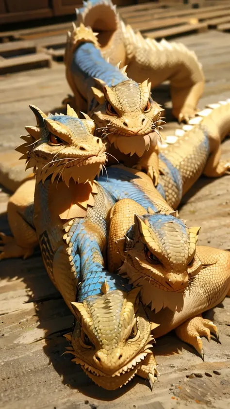 Bearded Dragons, 3d