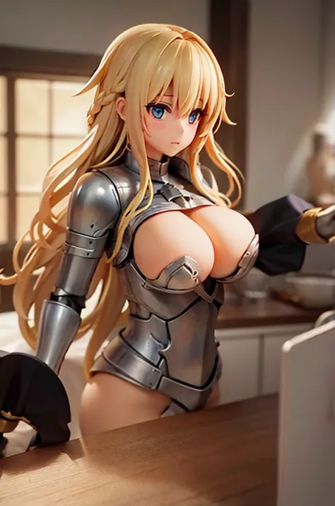 Long blonde　knight　Big Breasts　Shaved