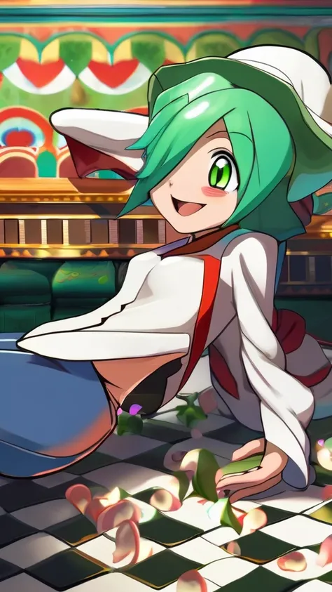 Soles, detailed soles, wrinkled soles, happy expression, Gardevoir, 