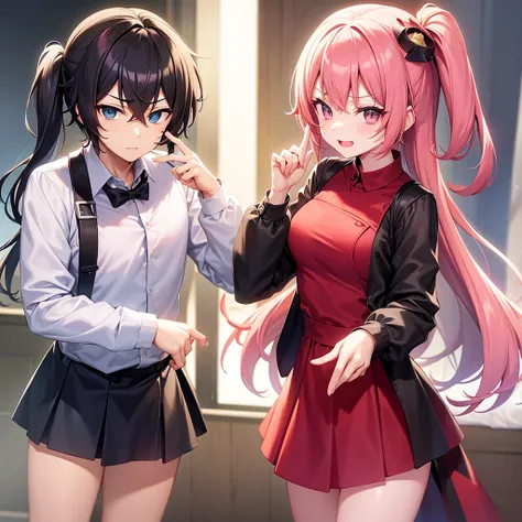 2D handsome guy and beautiful girl duo VTuber More cool