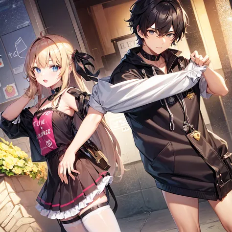 Handsome guy and beautiful girl duo VTuber More cool men and women
