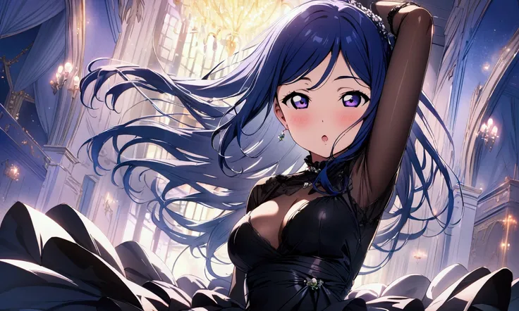 Love Live adult Kanan Matsuura, masterpiece, highest quality, gloss, fantastic background, attire random