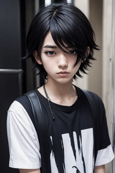 Emo anime boy