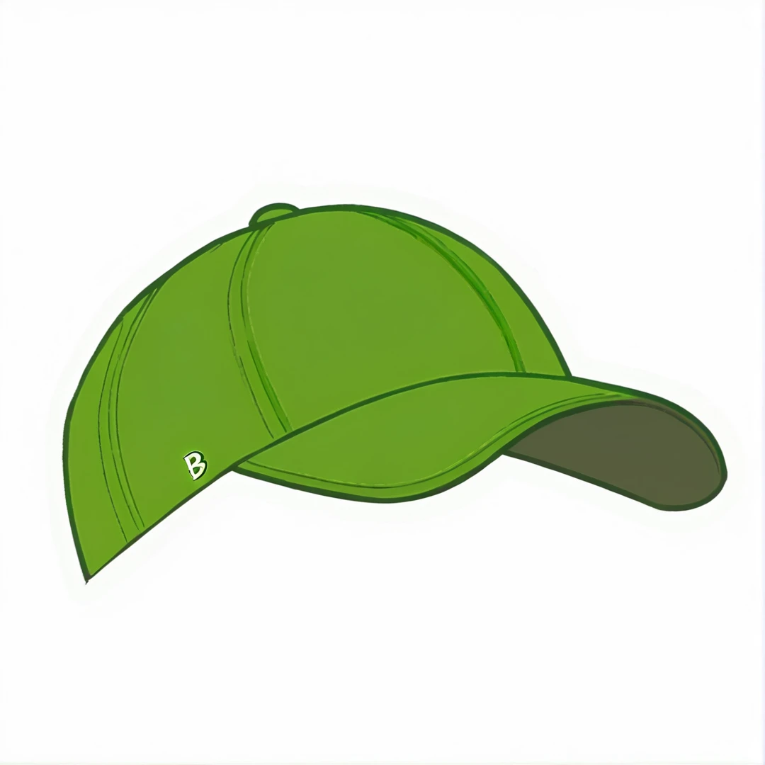 a green Baseball cap with a white logo on the front, green hat, ( ( dark green, Baseball cap, green visor, dark green, wearing a backwards Baseball cap, #green, wearing a Baseball cap backwards, wearing a Baseball cap, forest green, wearing Baseball cap, h...