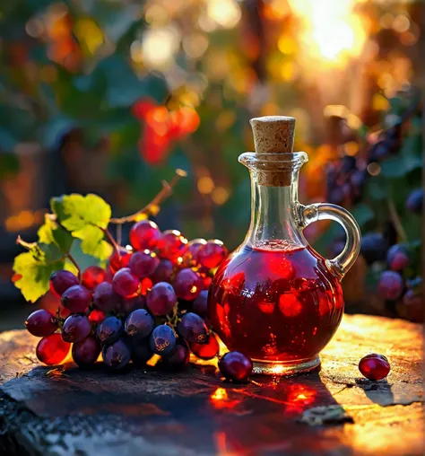 There is also red wine vinegar, which carries an energy of protection and strength. In some traditions, it is used to ward off negative energies and protect the home against unwanted external influences.