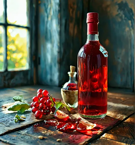 There is also red wine vinegar, which carries an energy of protection and strength. In some traditions, it is used to ward off negative energies and protect the home against unwanted external influences.