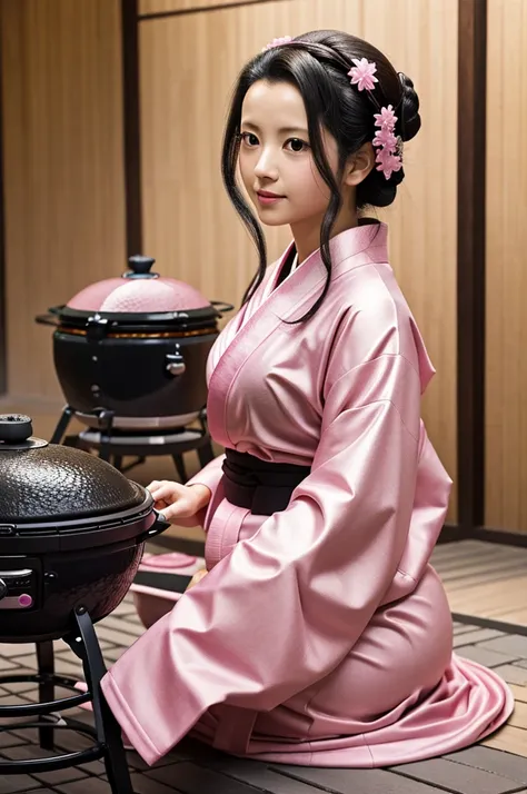 light had (Best Quality) (Masterpiece) (image 1.2)
Kamado Nezuko, pink kimono beautiful sexy