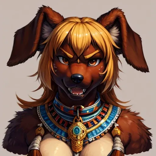 (masterpiece), (best quality),(portrait),(bust up),(sharp focus),((look at viewer)),woman ((anthro)) ,dog, doberman,shepherd, br...