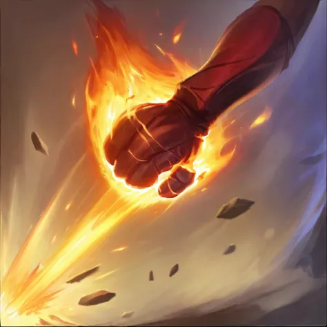 Icons, I want a burning fist