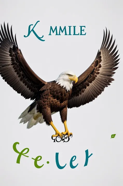 Create a symbol using eagle in letter M