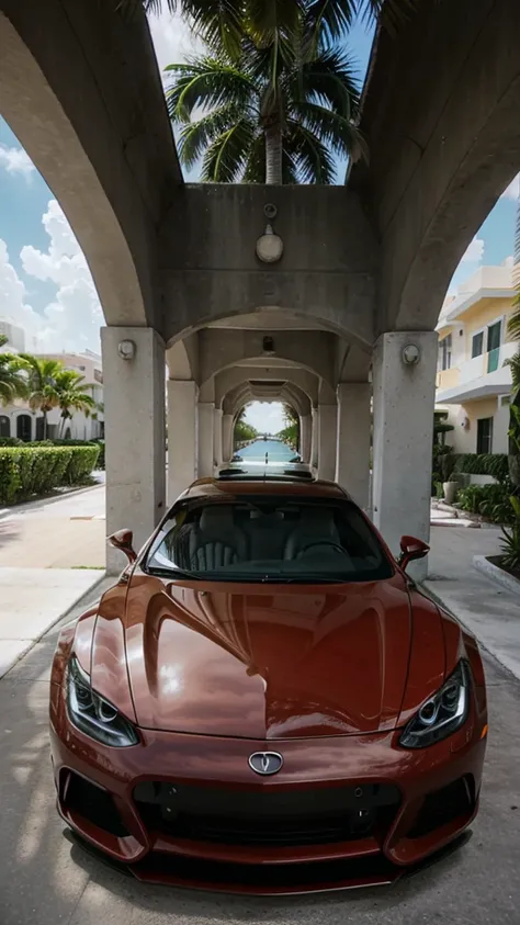 luxury car in miami