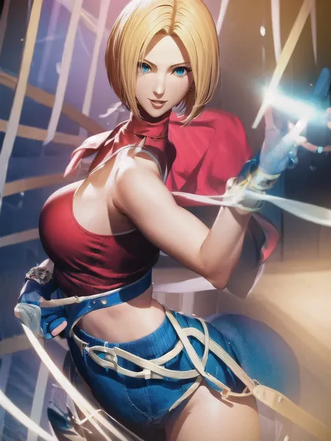 personaje de the king of fighter, blue mary