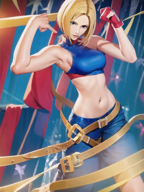 personaje de the king of fighter, blue mary