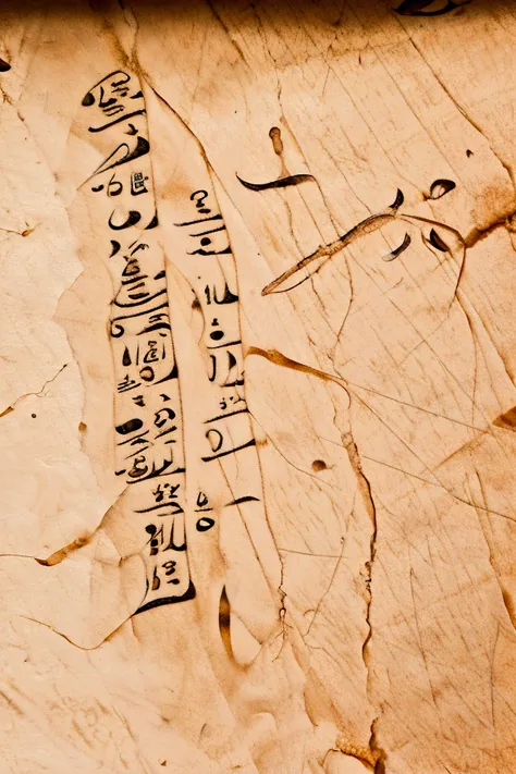 ancient Egyptian writing.