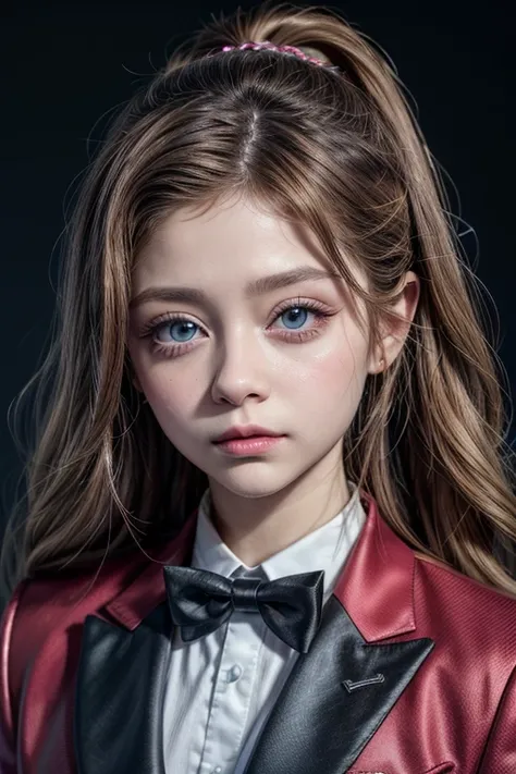 Masterpiece, Best Quality, Karol Sevilla , 2 piece fitted suit,Perfect eyes, Perfect face, Kuvshinov, cowboy shot, high quality 