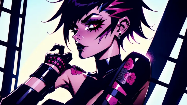 Nsfw, Punk trad goth subculture gothic Girl trad goth makeup punk post punk