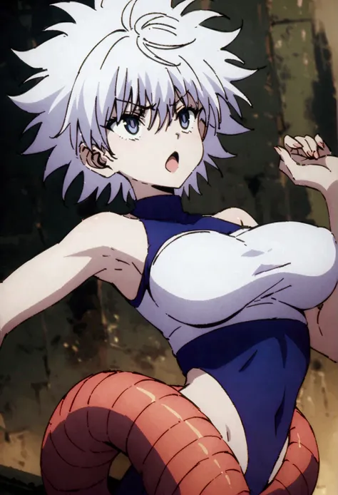 killua ahegao big breast crop top lamia body