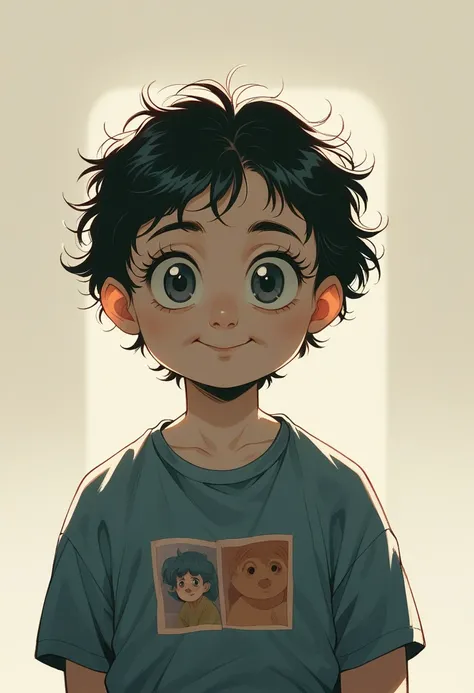 A childs face, 1boy, chubby cheeks, big eyes, long eyelashes, cute smile, messy hair, retro 80s style, warm lighting, nostalgic color palette, film grain, soft focus, cinematic, highly detailed, photorealistic, 8k, best quality