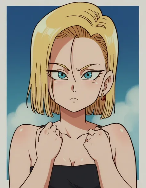 zpdxl, score_9, score_8_up, score_7_up, source_アニメ,
1girl, 独奏, drgbls1, android 18